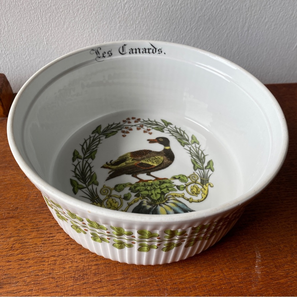 Vintage French Serving Dish Les Canards Duck